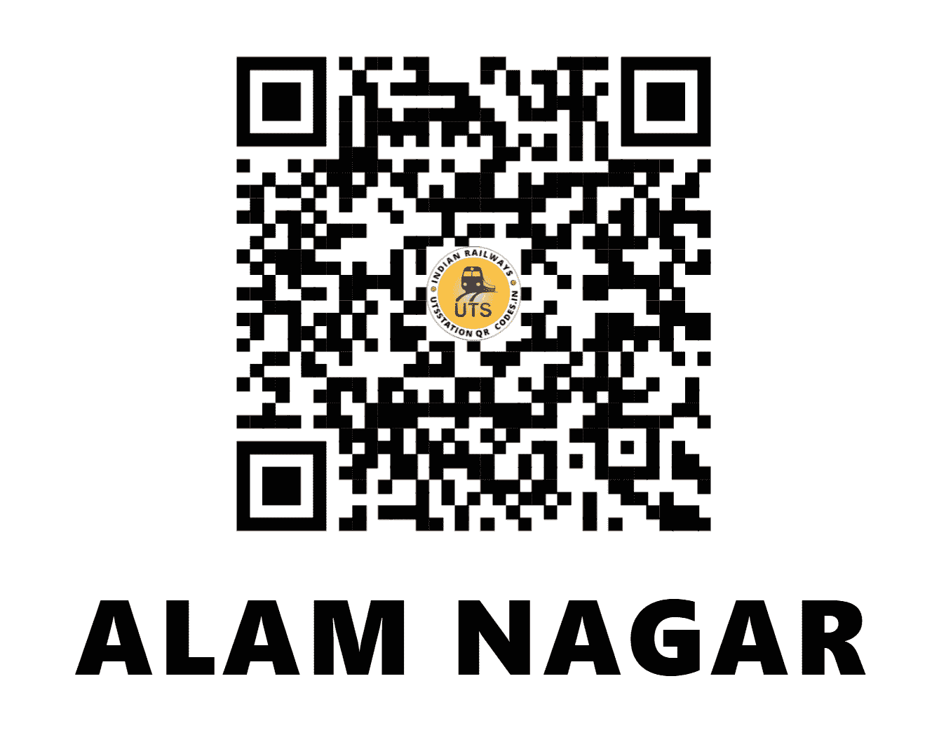 UTS QR Code for ALAM NAGAR - AMG - NR (UTTAR PRADESH)